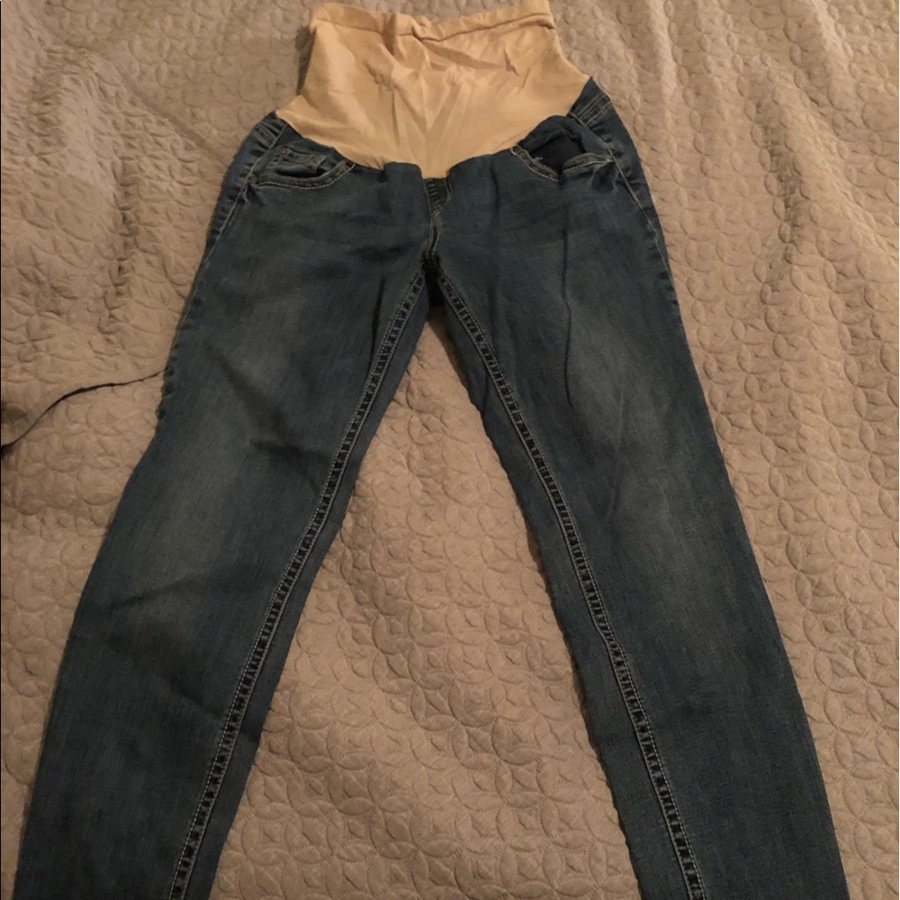 Motherhood maternity full panel jeans